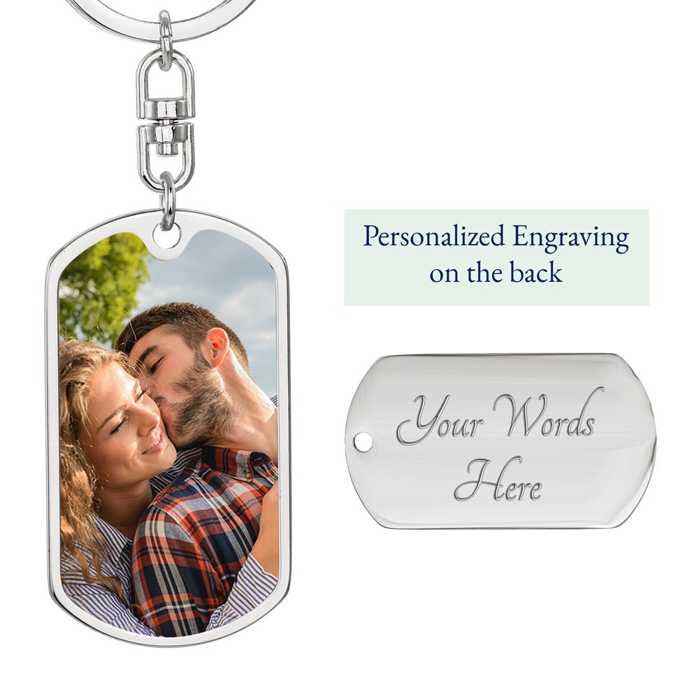 Photo Tag Keychain