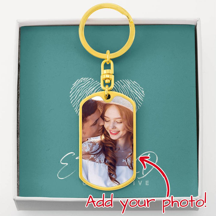 Photo Tag Keychain