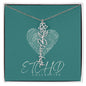 Birth Flower name necklace