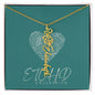 Birth Flower name necklace