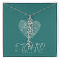 Birth Flower name necklace