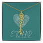 Birth Flower name necklace