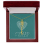 Birth Flower name necklace
