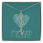 Birth Flower name necklace