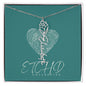 Birth Flower name necklace