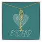 Birth Flower name necklace