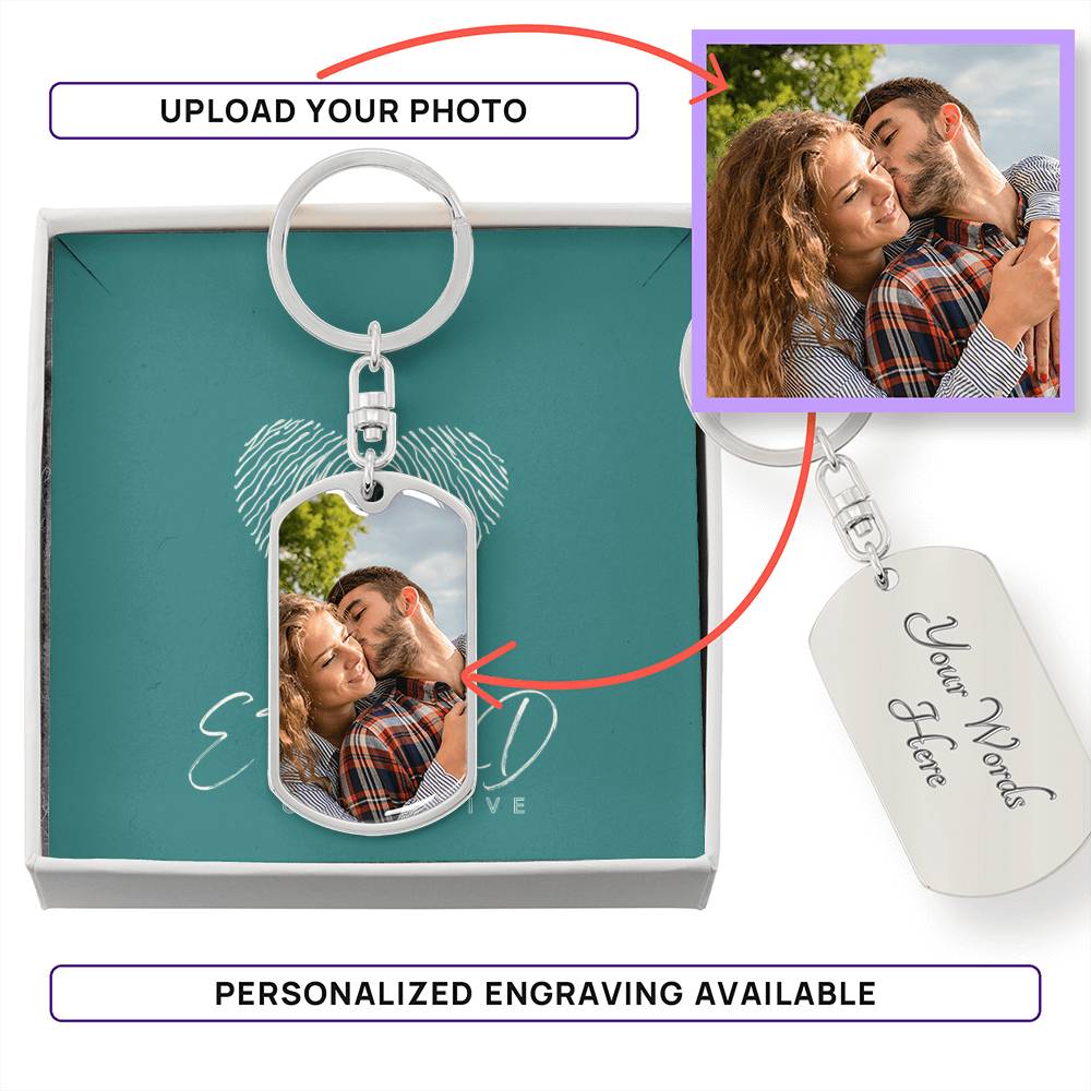 Photo Tag Keychain