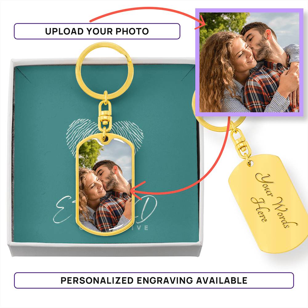 Photo Tag Keychain