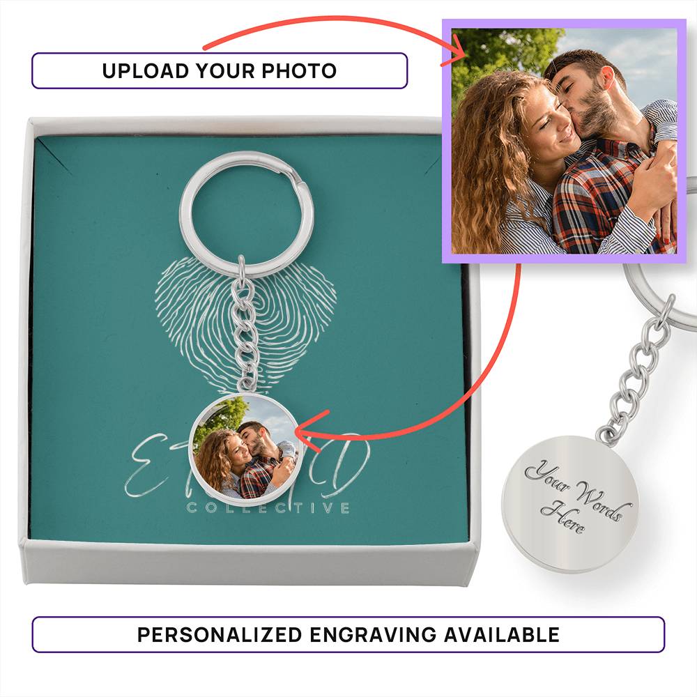 Photo Pendant Keychain