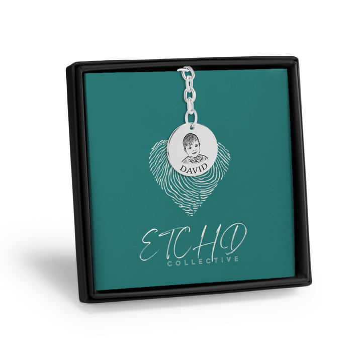 Baby Portrait Pendant Keychain