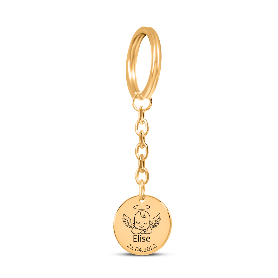 Baby Angel Pendant Keychain